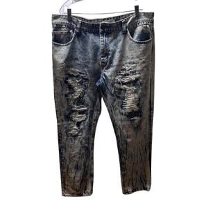 City Ink Distressed Jeans Size 38/32